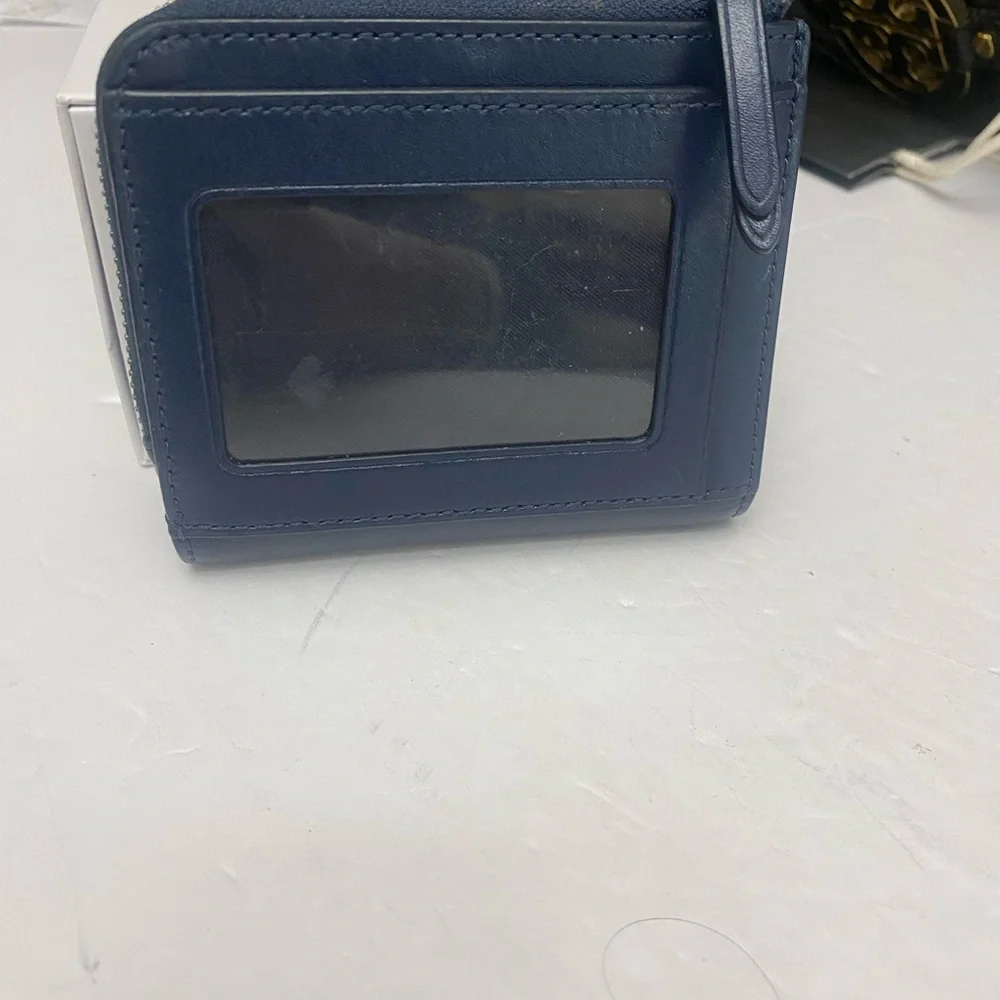 Kate Spade Midnight Blue Bi Fold Compact Wallet